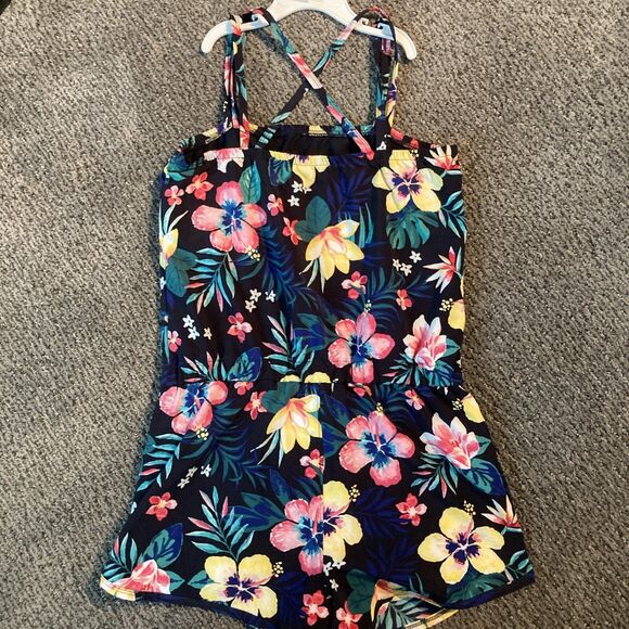 Abercrombie Kids Girls Romper sz Size 13/14 Pool To Play Romper Swimsuit NWT - Picture 3 of 8